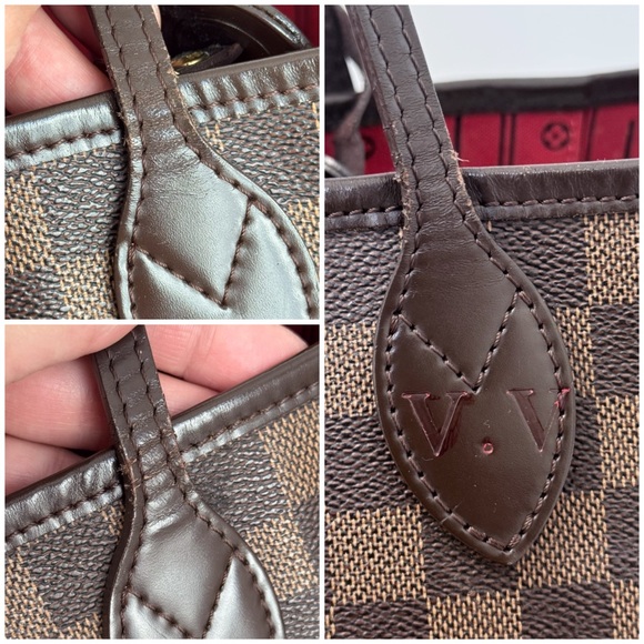 Louis Vuitton Neverfull GM Damier Ebene Large Tote Travel Bag - Picture 6 of 14